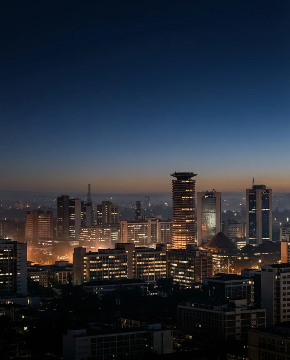 Nairobi Central Business District skyline
